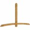 Ekena Millwork Bellingham Rough Sawn Timber Gable Bracket, Western Red Cedar, 108"W x 58"H x 4"D x 4"F, 13/12 Pitch GBW108X58X0404BEL00RWR - alternate 4